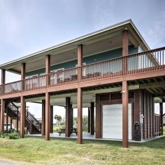 Port Bolivar Getaway with Ocean View Walk to Beach!