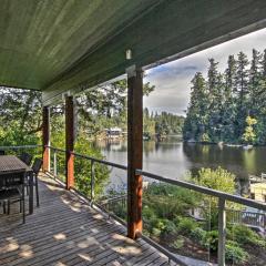 Lakefront Olympia Home with Private Dock and Views!