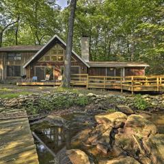 Secluded Stroudsburg Home with Deck, Grill and Stream!