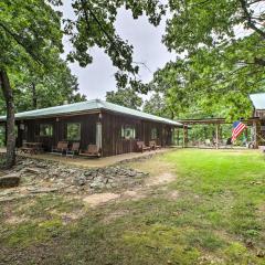 Pine Lodge Cabin on 450 Acres in Ozark Mountains