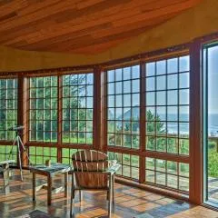 Forested Gold Beach House with Panoramic Ocean Views
