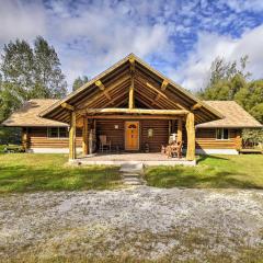 Valders Log Home near EEA Air Show and Sheboygan!