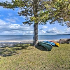 St Ignace Cottage with Deck and Beach on Lake Huron!