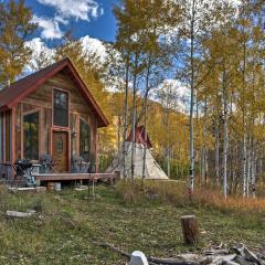 Colorful Cabin with Teepee, Fire Pits and Mtn Views!