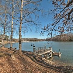 Lakefront Harrison Home with Sunroom, Deck, and Dock!
