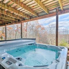 Lake Harmony Vacation Rental with Hot Tub and Views!