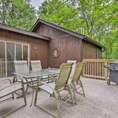 Cabin with Fire Pit and Decks - Walk to Lake Harmony!