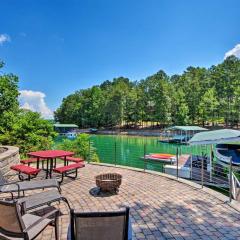Lakefront Keowee Home with Dock about 14 Mi to Clemson