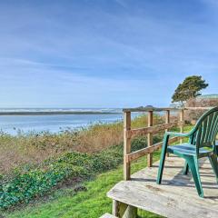 Smith River Vintage Cabin with Oceanfront Deck and Views!