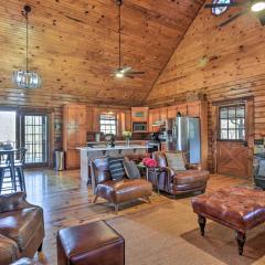 Luxury Log Cabin with 5 Private Acres and Hot Tub!