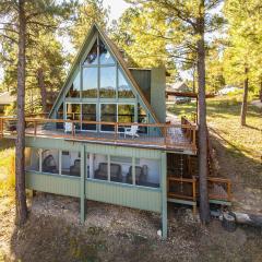 Spacious Flagstaff A-Frame Cabin with Deck and Views!