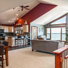 Spacious Edgerton Home with Private Beach and Views!