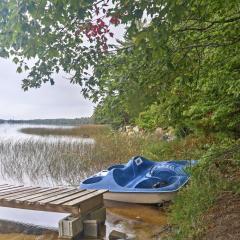 Gould City Lakefront Hideaway with Dock and Rowboat!