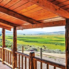 Remote Antimony Log Cabin with Green Meadow Views!