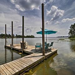 Home on Jordan Lake with Shared Dock and Boat Slip!