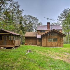 Boothbay Harbor Cabin with Spacious Deck and Yard!