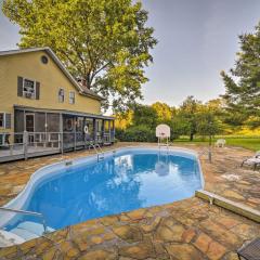 Dayton Home with Pool and Deck on 37 Private Acres!