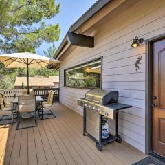 Sedona Getaway with Hot Tub, Deck and Red Rock Views!