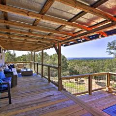 Private Hill Country House with Deck on 7 Acres!