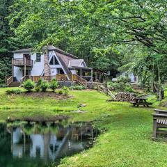 Serene Todd Getaway with Private Pond and Creek Views!