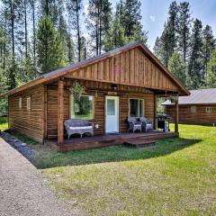 Custom Cabin with Grill and Fire Pit 7 Mi to Glacier!