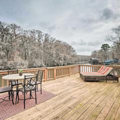 Waterfront Karnack Home with Boathouse and Deck!