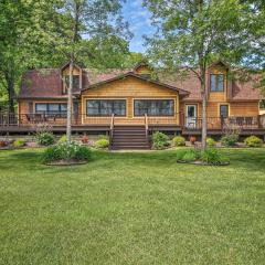 Large Home on Lake Edward with Deck and Fire Pit!