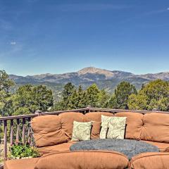 Large Ruidoso Home with Stunning Views and Hot Tub!