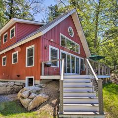 Lakefront Meredith Home Private Beach and Fire Pit!