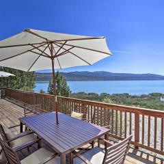 Scenic Susanville Cabin with Deck on Eagle Lake