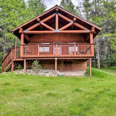 Trego Cabin with Mtn Views, Easy Access to Lake