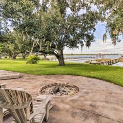 Waterfront Lake Placid Home with Dock and Fire Pit