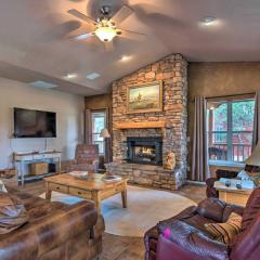 Single-Story Ruidoso Home with Hot Tub and Game Room!