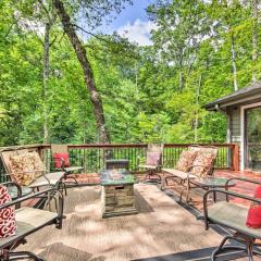 Lake Toxaway Cabin with Fire Pit - 1 Mi to Marina