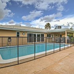 Riviera Beach Vacation Home with Pool Walk to Beach
