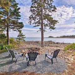 Oceanfront Prospect Harbor House with Deck and View