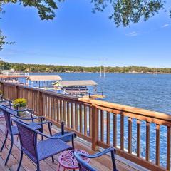 Dock and Fire Pit Waterfront Cedar Creek Lake Home