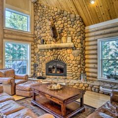 Secluded Log Cabin with Game Room and Forest Views