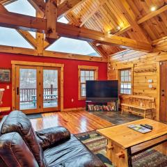 Ski Lodge Mtn Retreat with Fire Pit, Deck and Views!