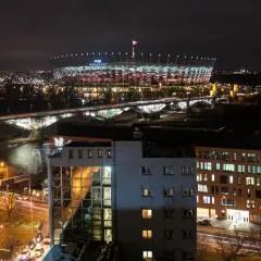 Apartment River front, Great View from 14th floor, next to PGE Narodowy Stadium, Torwar - by WarsawSkyLine Apartments