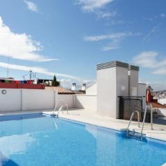 Family apartment Patio&Swimming pool in center Malaga