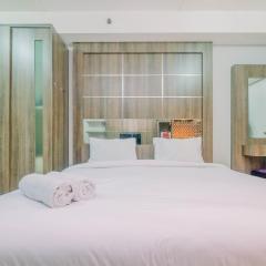Elegant Studio Apartment Metropark Condominium Jababeka By Travelio