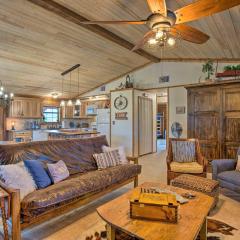 Chic Lakefront Cabin with Dock and Bluff Creek Views!