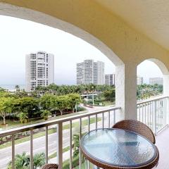 Top floor condo, steps away from JW Marriott and Beach Access!!