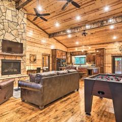 Broken Bow Cabin with Hot Tub and Outdoor Fireplace!