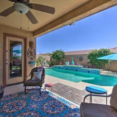 Buckeye Home with Pool, Putting Green and Sun Porch!