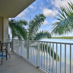 Waterfront Condo with Balcony and Views 3 Mi to Beach