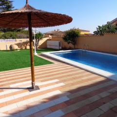 4 bedrooms villa with sea view private pool and enclosed garden at Benifayo