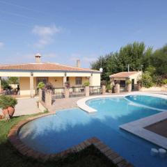 4 bedrooms villa with private pool enclosed garden and wifi at Sanlucar la Mayor