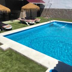 4 bedrooms villa with private pool terrace and wifi at Mesas de Guadalora
